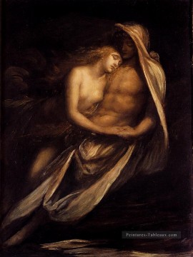 George Frederic Watts œuvres - Paulo et Francesca symboliste George Frederic Watts
